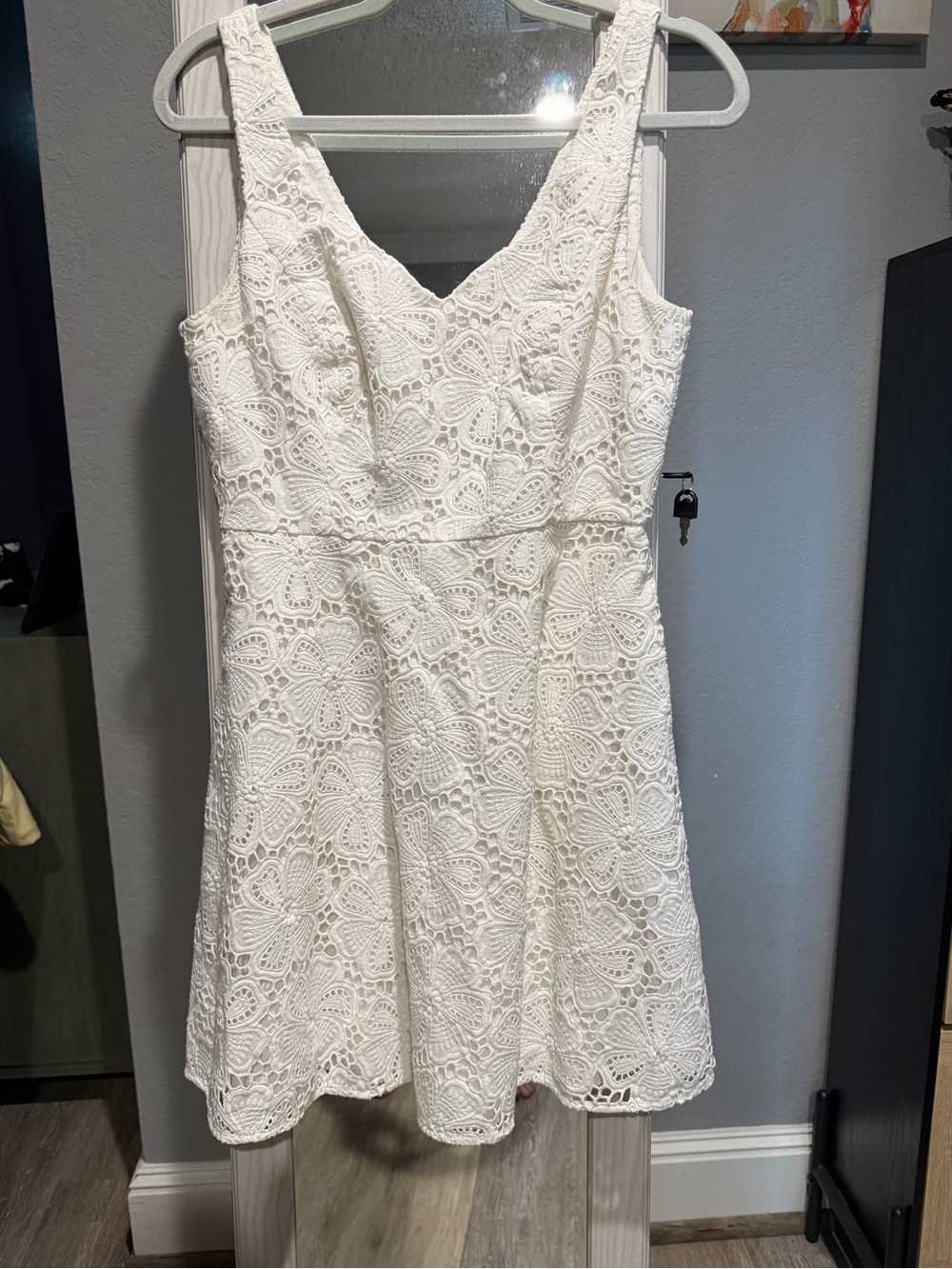 Lilly Pulitzer White Eyelet Floral Marla dress Sz 8 🤍
